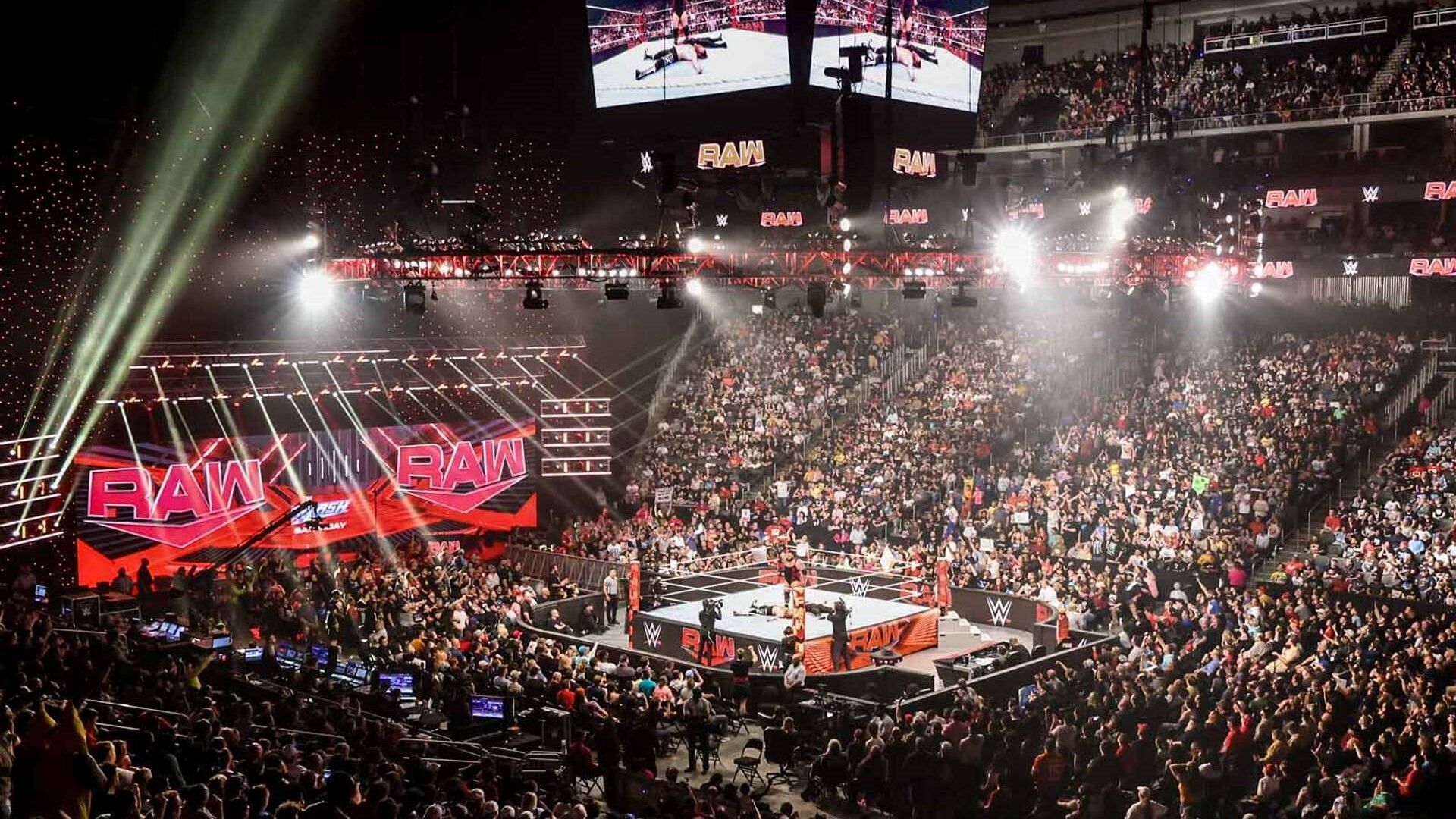 The WWE Universe packs local arena for a live RAW
