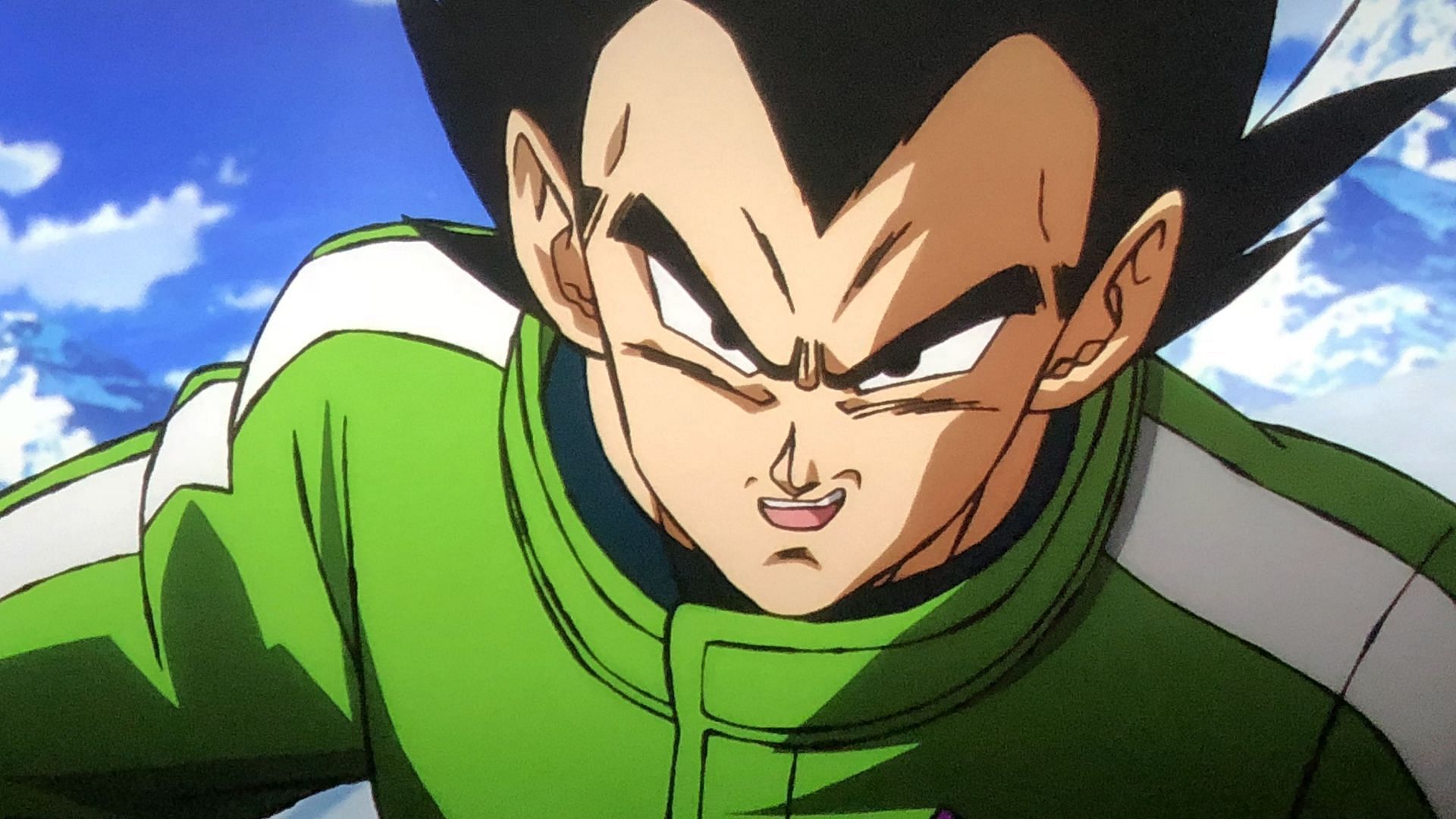 Vegeta as shown in the anime series (Image via Toei Animation)