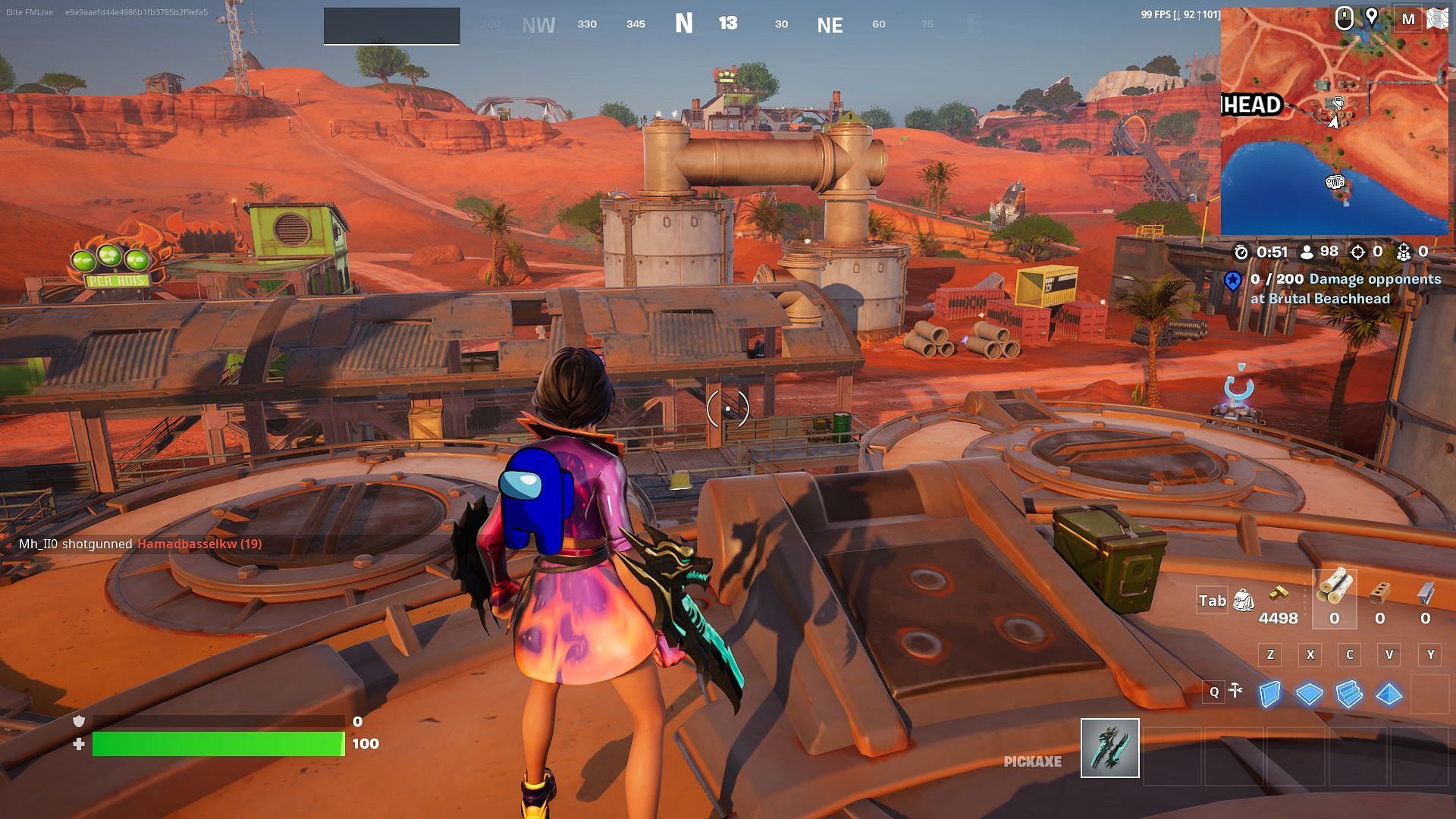 Megalo Depot is the perfect location to loot and is one of the best landing spots in Fortnite Chapter 5 Season 3 (Image Via Epic Games)