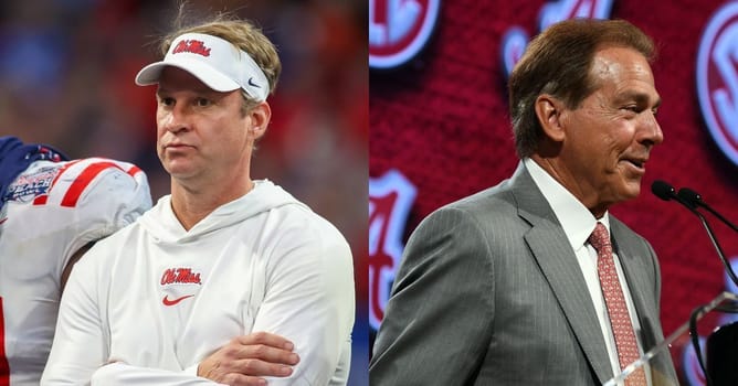 "It was strange not having Nick Saban": Ole Miss HC Lane Kiffin reflects on former HC's absence, credits Kirby Smart for leading SEC spring meeting