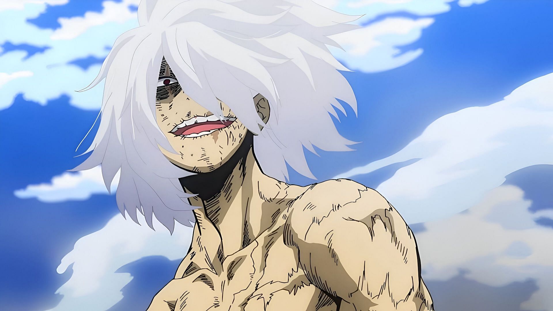 Shigaraki, as seen in the anime (Image via Bones)