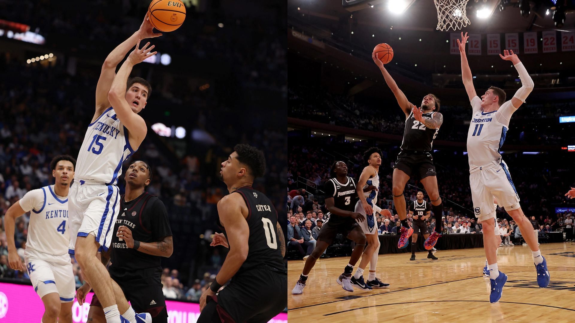 Reed Sheppard and Devin Carter were among the players with the highest recorded maximum vertical leap