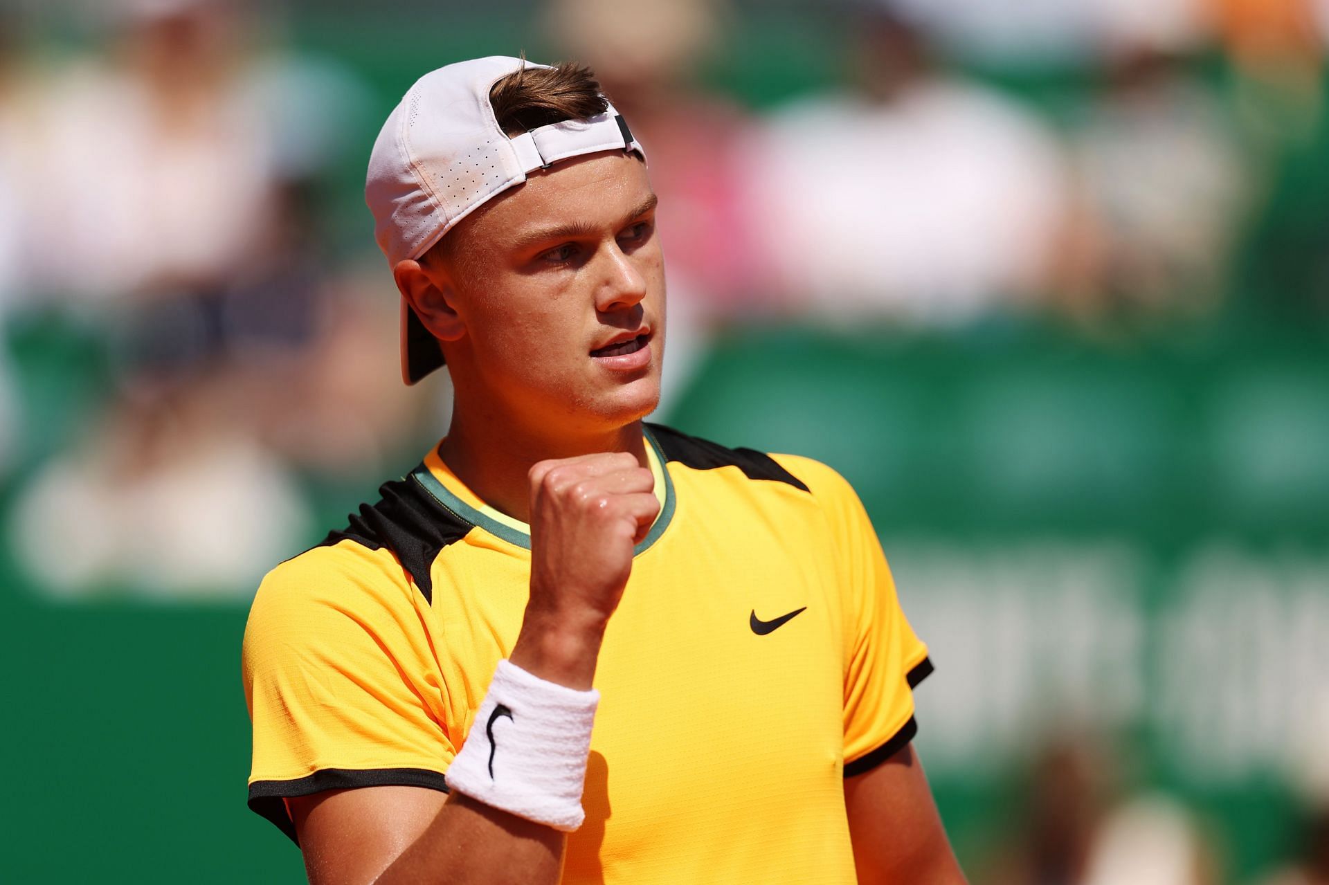 Holger Rune at the 2024 Monte-Carlo Masters.