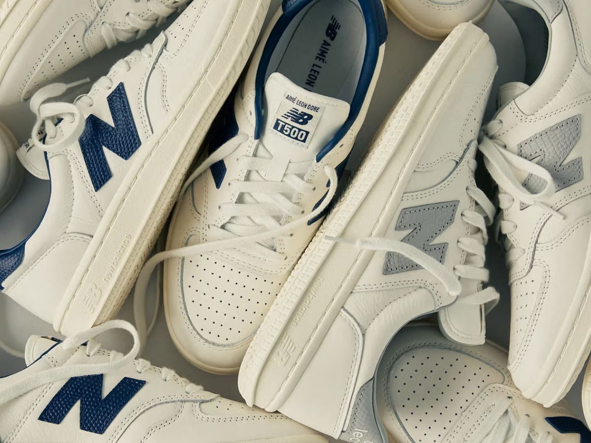 Aim&eacute; Leon Dore x New Balance T500 colorways: Features explored