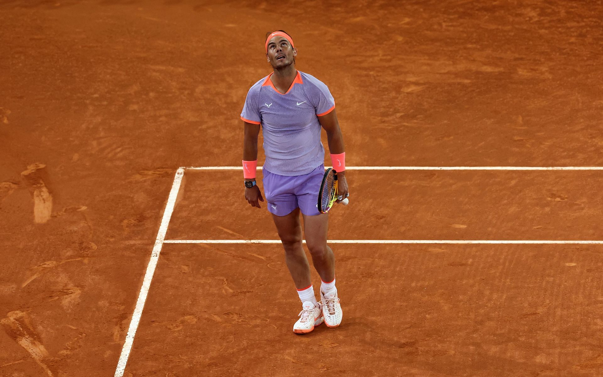Rafael Nadal at the 2024 Madrid Open