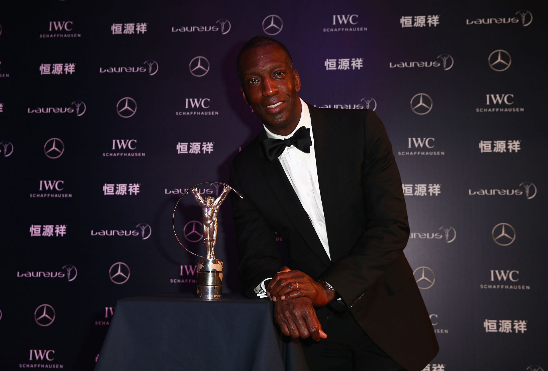 Laureus World Sports Academy member Michael Johnson attends the 2015 Laureus World Sports Awards at Shanghai Grand Theatre on April 15, 2015 in Shanghai, China. (Photo by Ian Walton/Getty Images for Laureus)