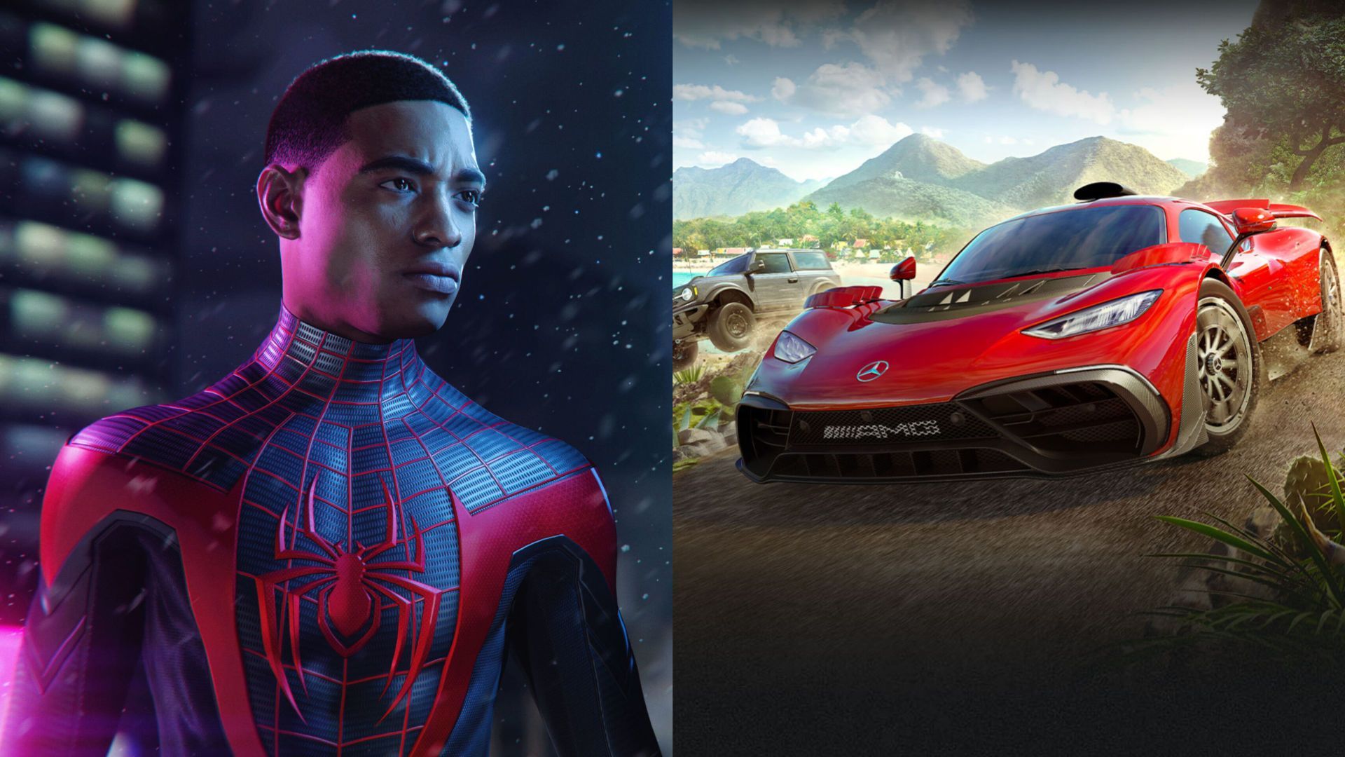 These games were cross-gen (Image via Insomniac Games, Playground Games)