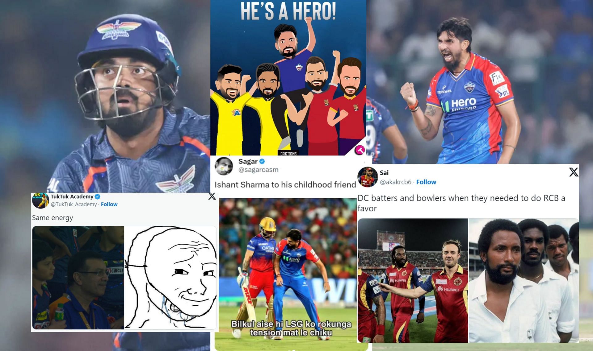Top 10 funny memes from the latest IPL match.