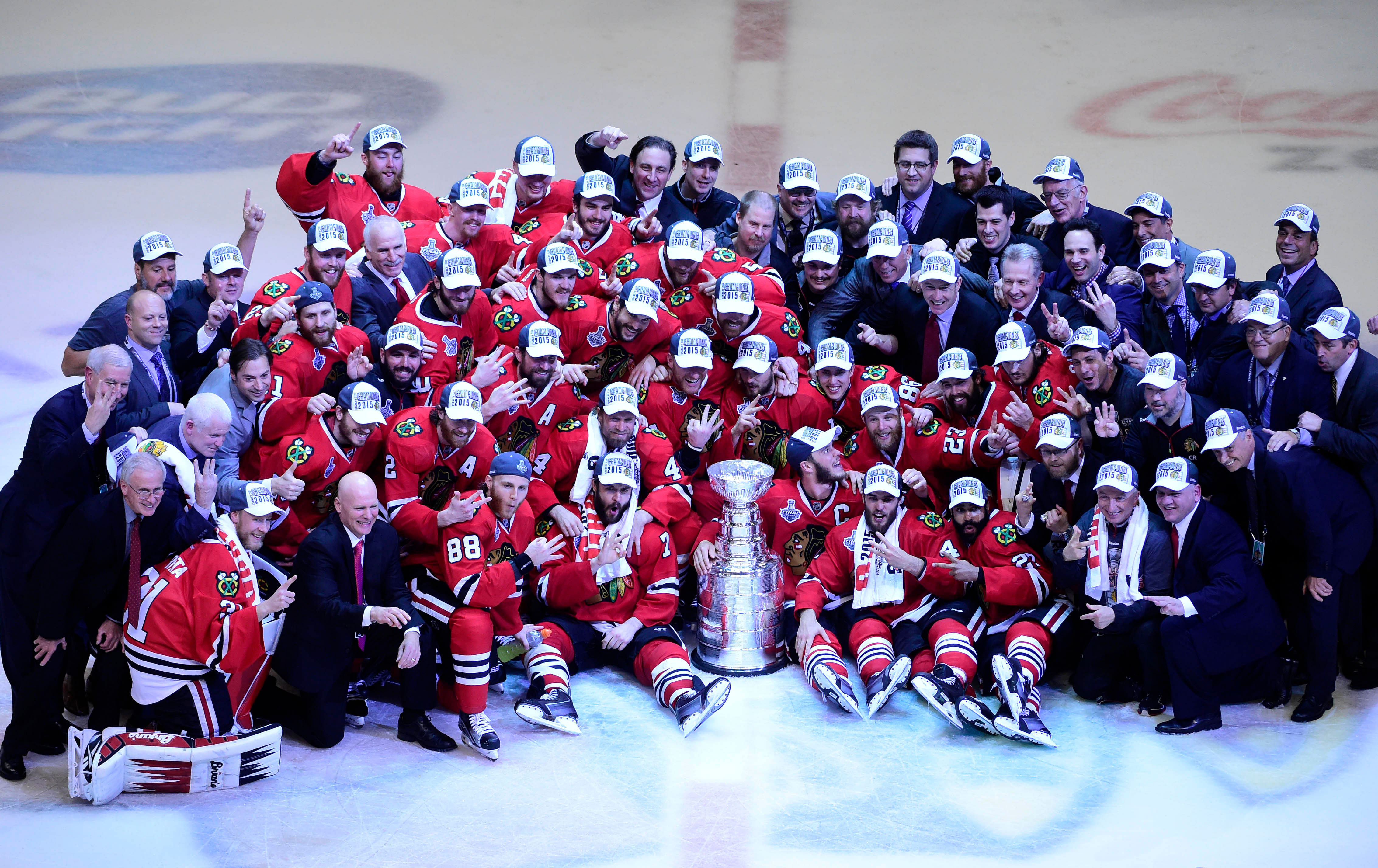 Chicago Blackhawks in 2015, the last Original Six team to win the Stanley Cup
