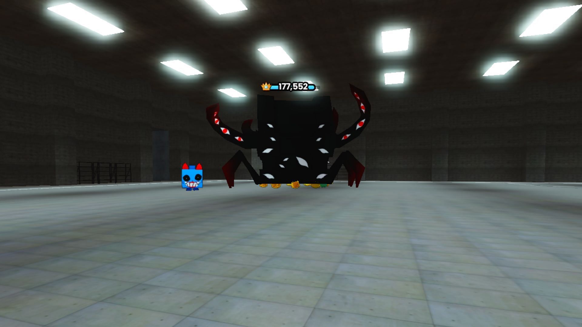 Secret Boss in Pet Simulator 99 Deep Backrooms (Image via Roblox)