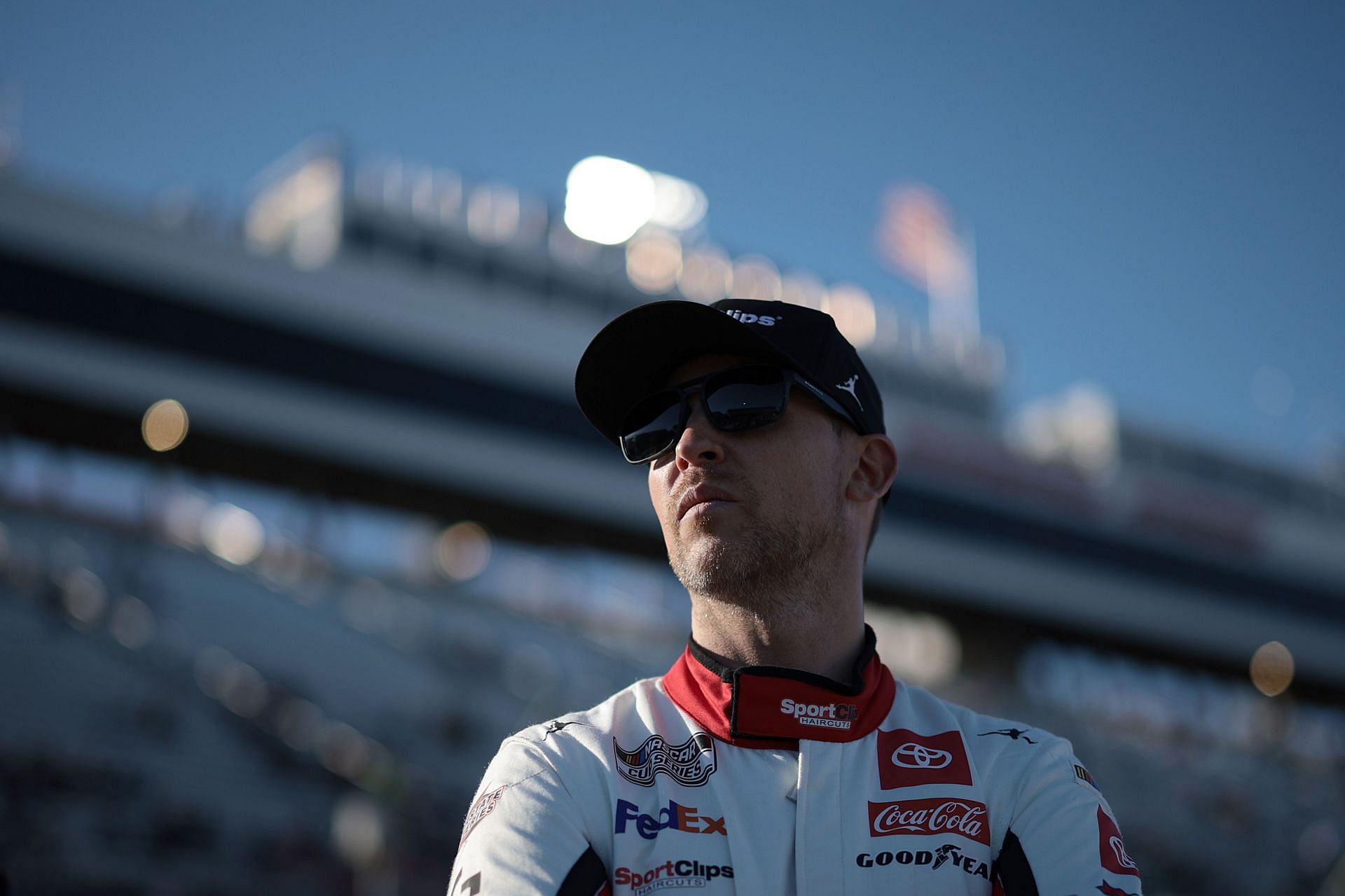 Denny Hamlin at the Cook Out 400