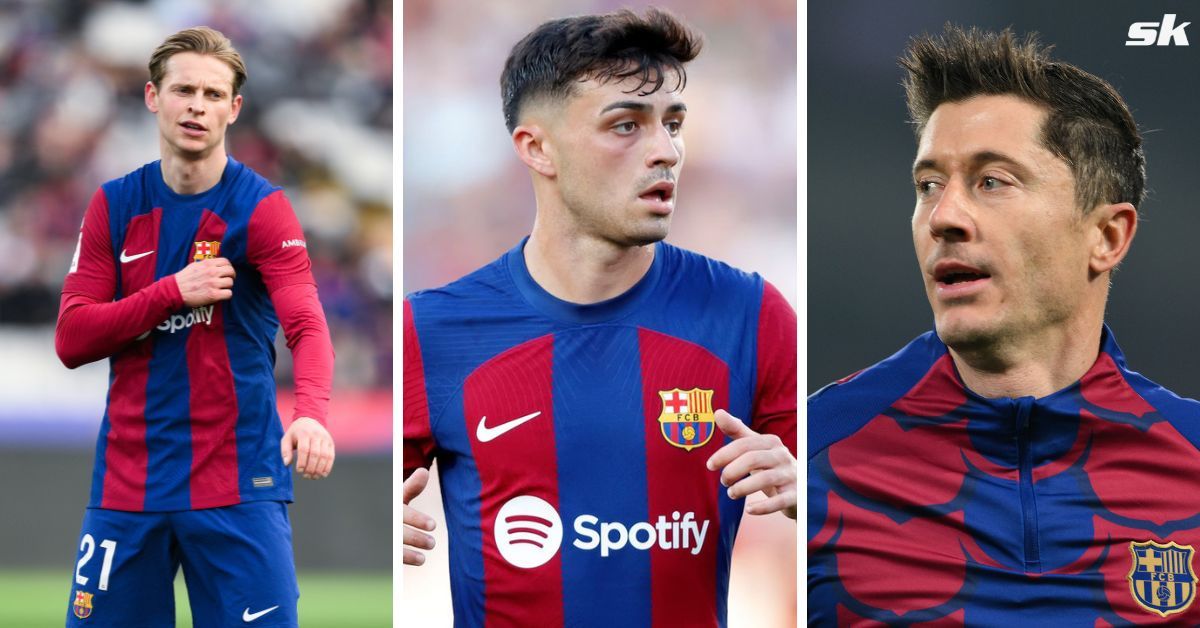 Barcelona don't include Pedri, Frenkie de Jong and Lewandowski in 3-man ...