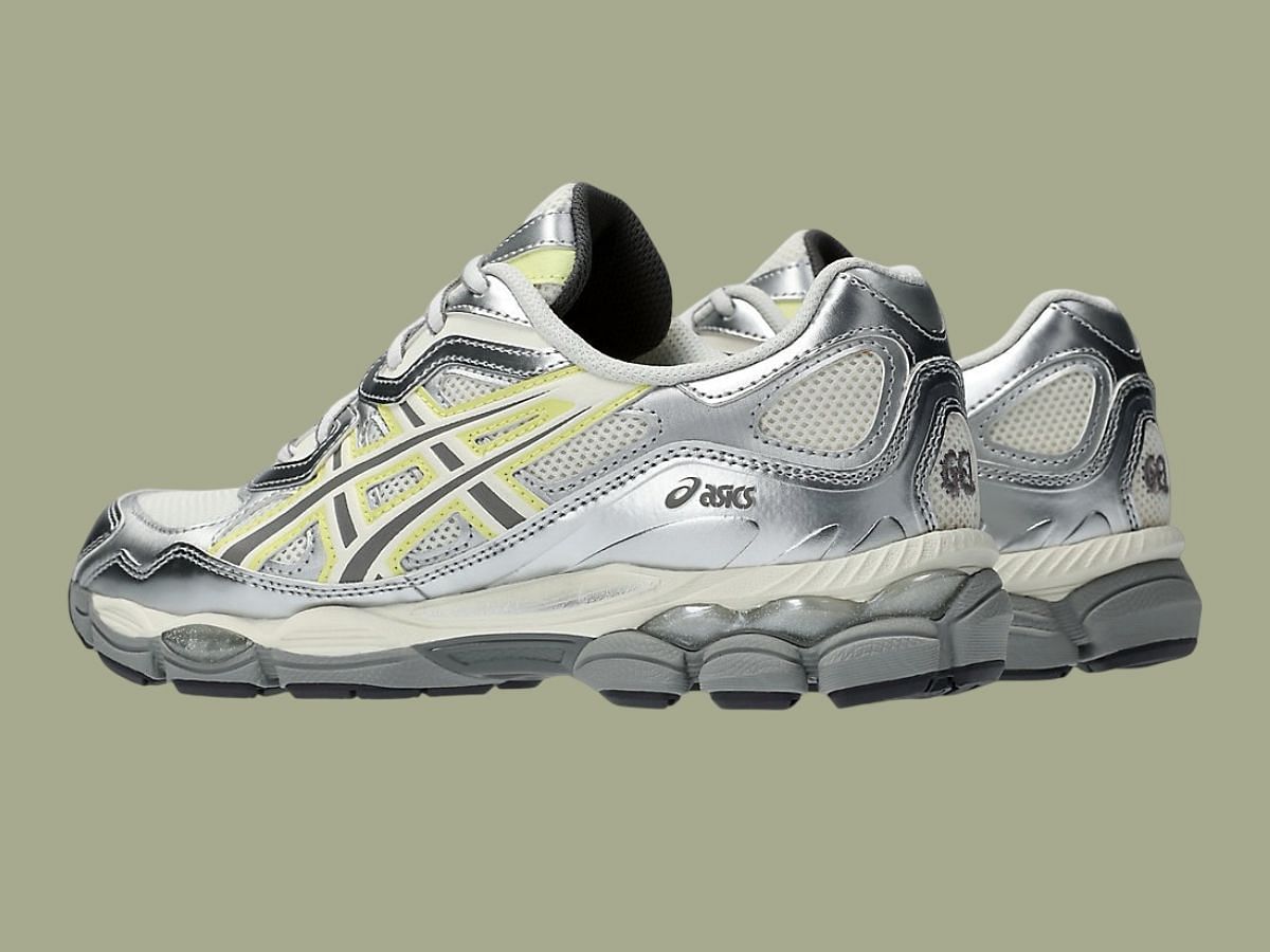 Emmi x ASICS GEL-NYC &quot;White/Huddle Yellow&quot; sneakers (Image via Asics)