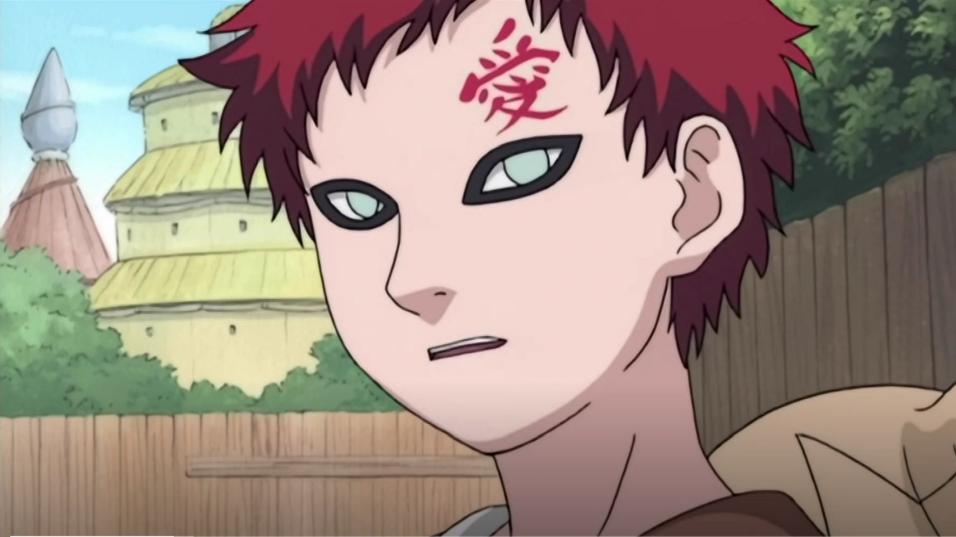 Gaara as seen in the Naruto anime (Image via Studio Pierrot)