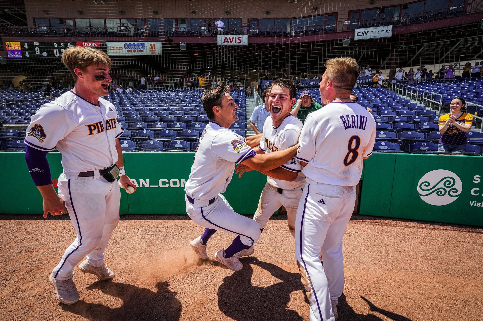 Dixon Williams was the hero for the ECU Pirates today