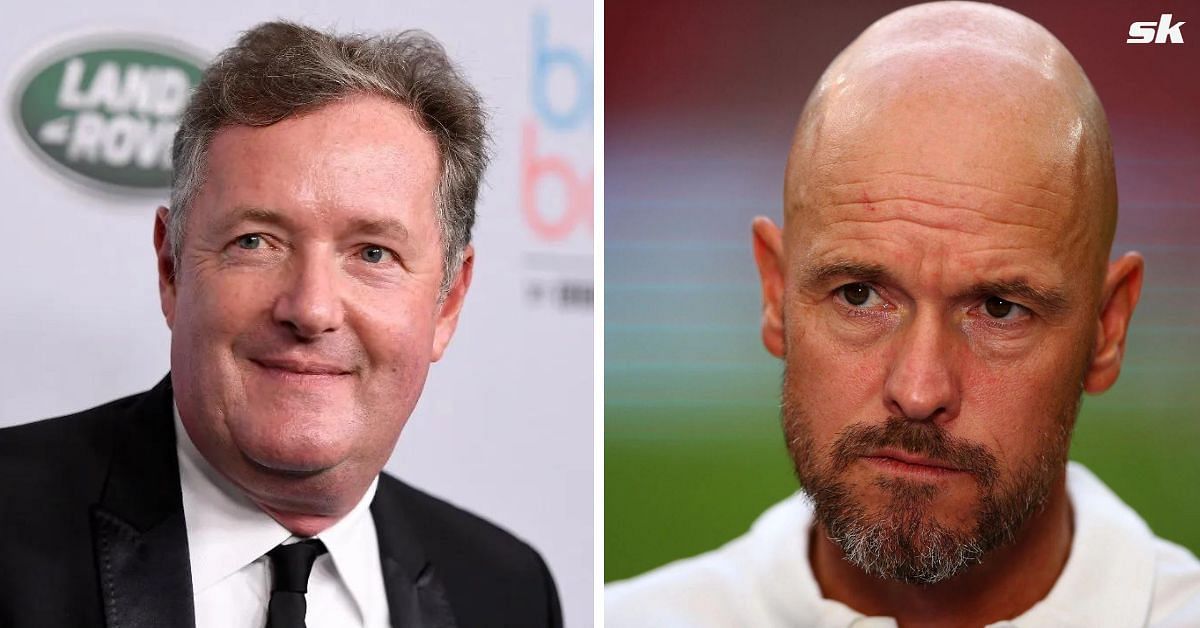 Piers Morgan (left) and Erik ten Hag