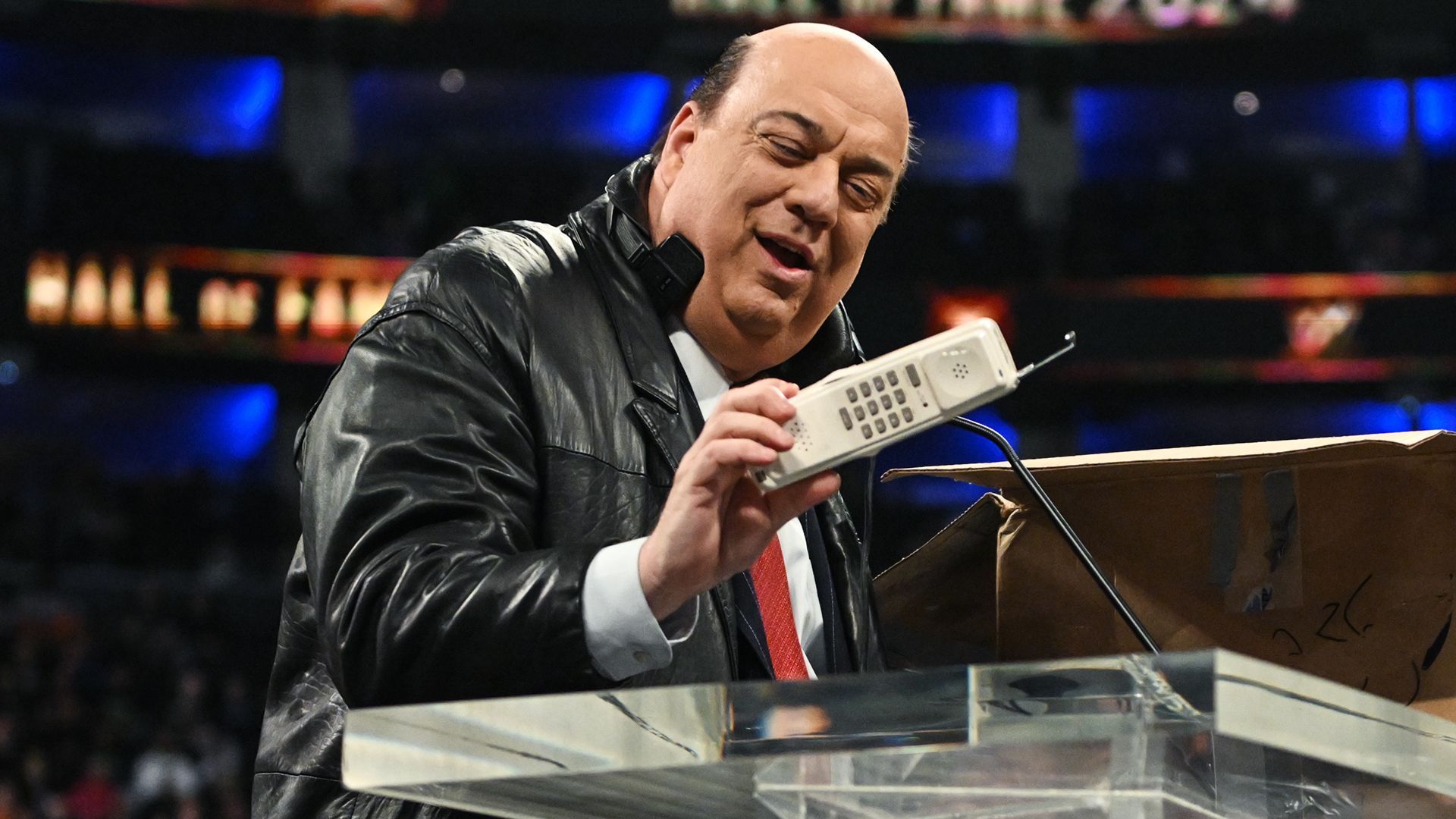 Newly inducted WWE Hall of Famer Paul Heyman