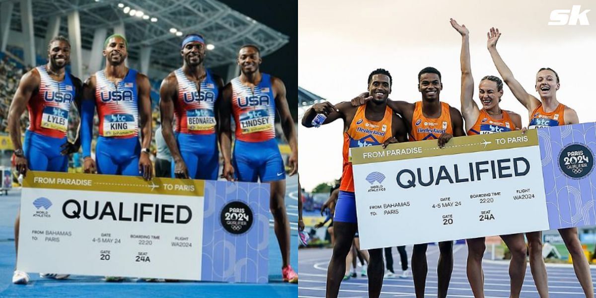 World Athletics relays results today USA and Netherlands secure spots