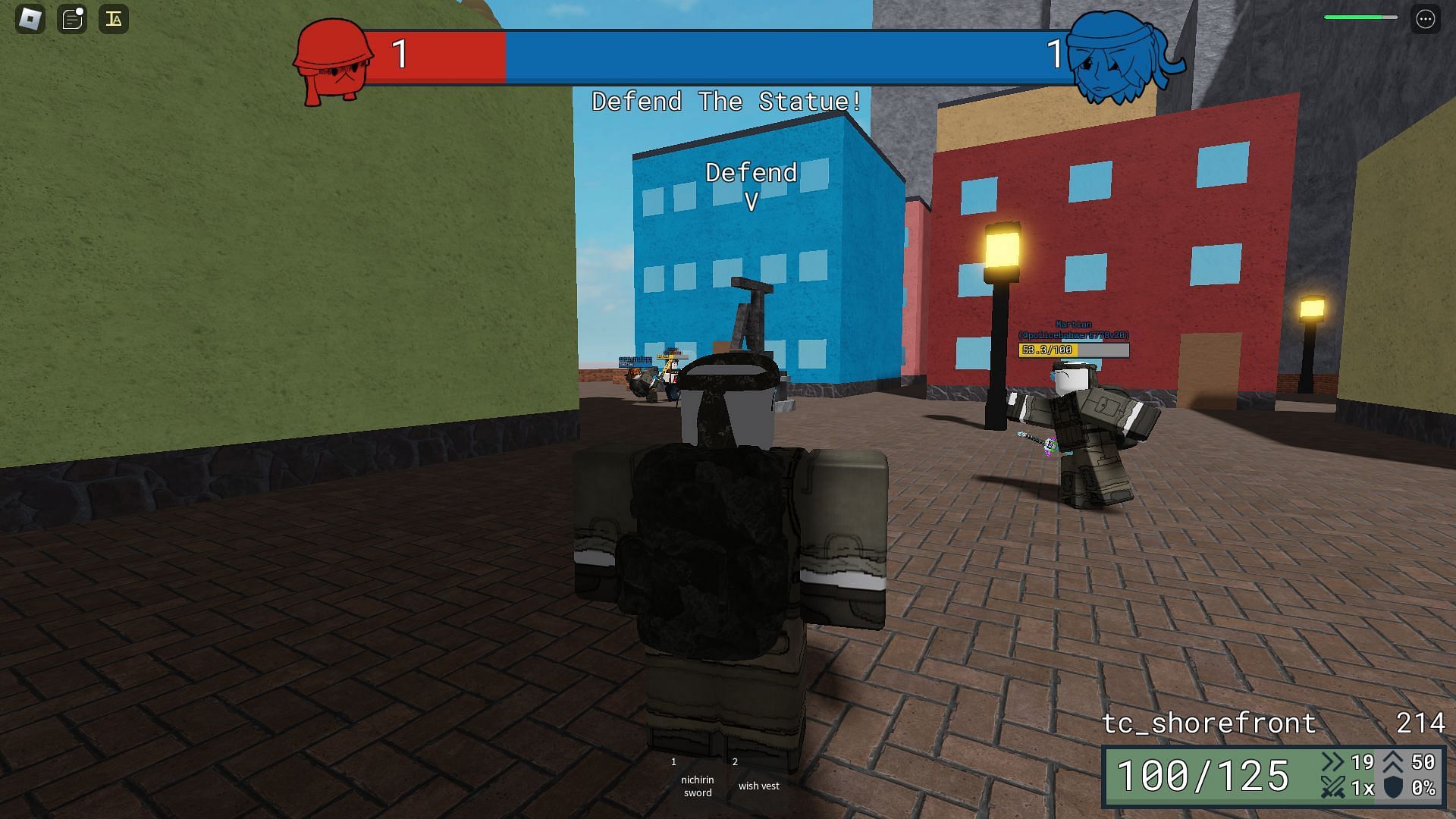 Item Asylum gameplay (Image via Roblox)