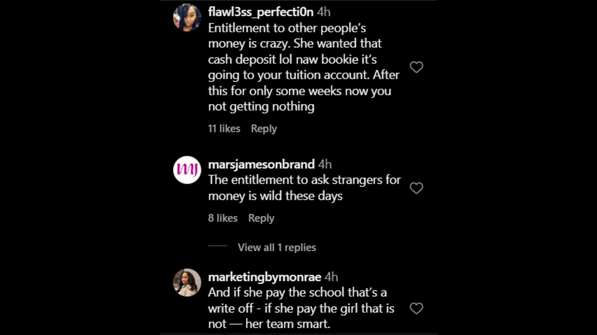 Social media users react to GloRilla&#039;s fan accusations. (Image via Instagram/ theshaderoom)