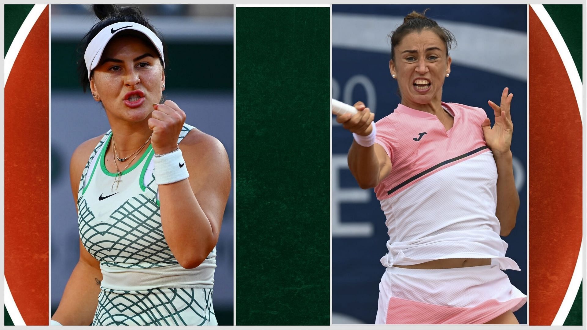 Bianca Andreescu vs Sara Sorribes Tormo is one of the first-round matches at the 2024 French Open. (Photo: Getty)