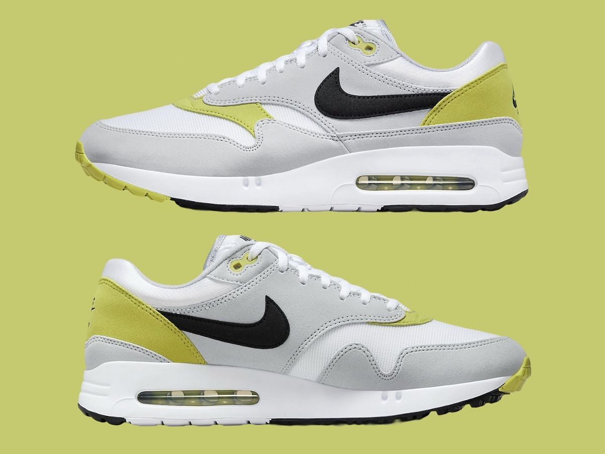 Nike Air Max 1 &#039;86 OG Golf &ldquo;Bright Cactus&rdquo; sneakers (Image via Twitter/@SBDetroit)