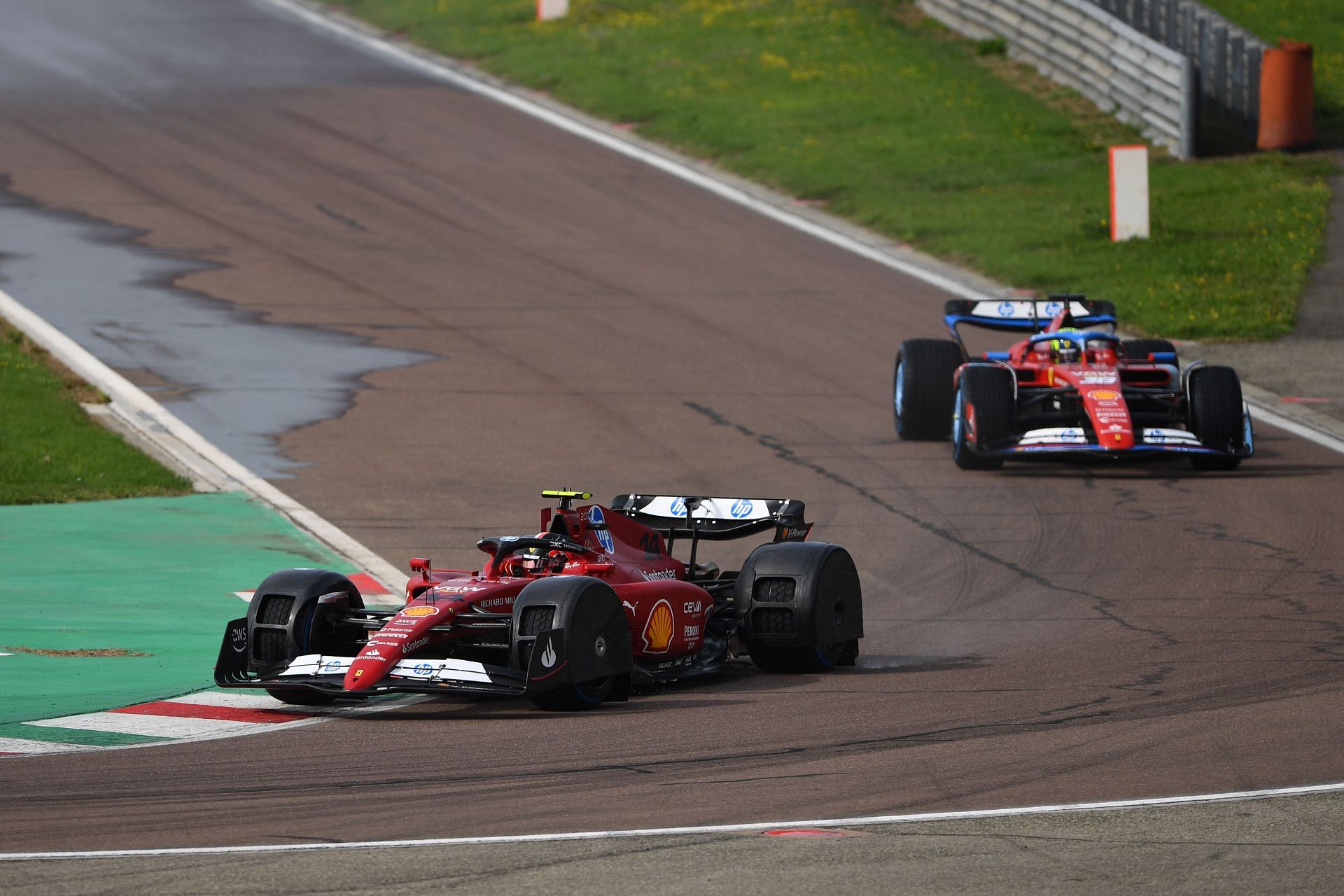 Ferrari F1 Spray Guard Testing Session