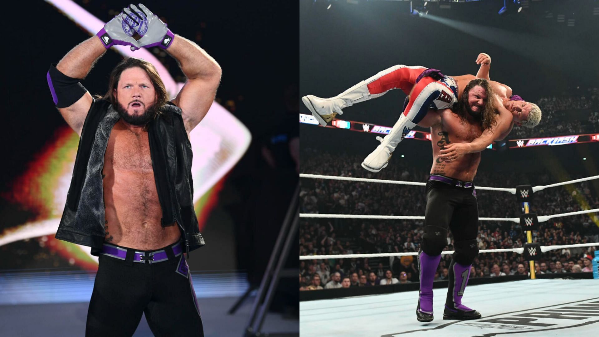 AJ Styles took on Cody Rhodes at WWE Backlash France