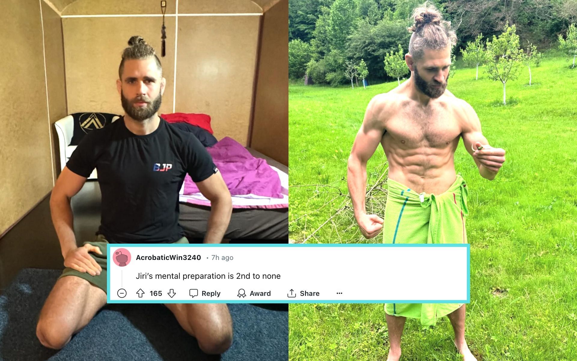 Fans react to Jiri Prochazka locking himself in a dark room for three days without food [Photo Courtesy @jirkaprochazka on Instagram]
