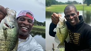WATCH: Colorado coach Deion Sanders goes fishing while enjoying his offseason ahead of 2024 Big 12 showdown