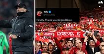 "Thank you Jurgen Klopp" "End of an era" - Fans react as Klopp's tenure as Liverpool manager comes to an end with 2-0 win over Wolves