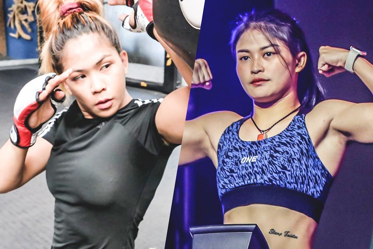 Denice Zamboanga (L) and Stamp (R) | Photo credit: ONE Championship