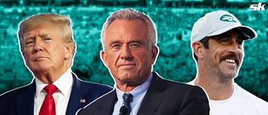 Aaron Rodgers endorses Robert F Kennedy Jr.‘s challenge for Donald Trump