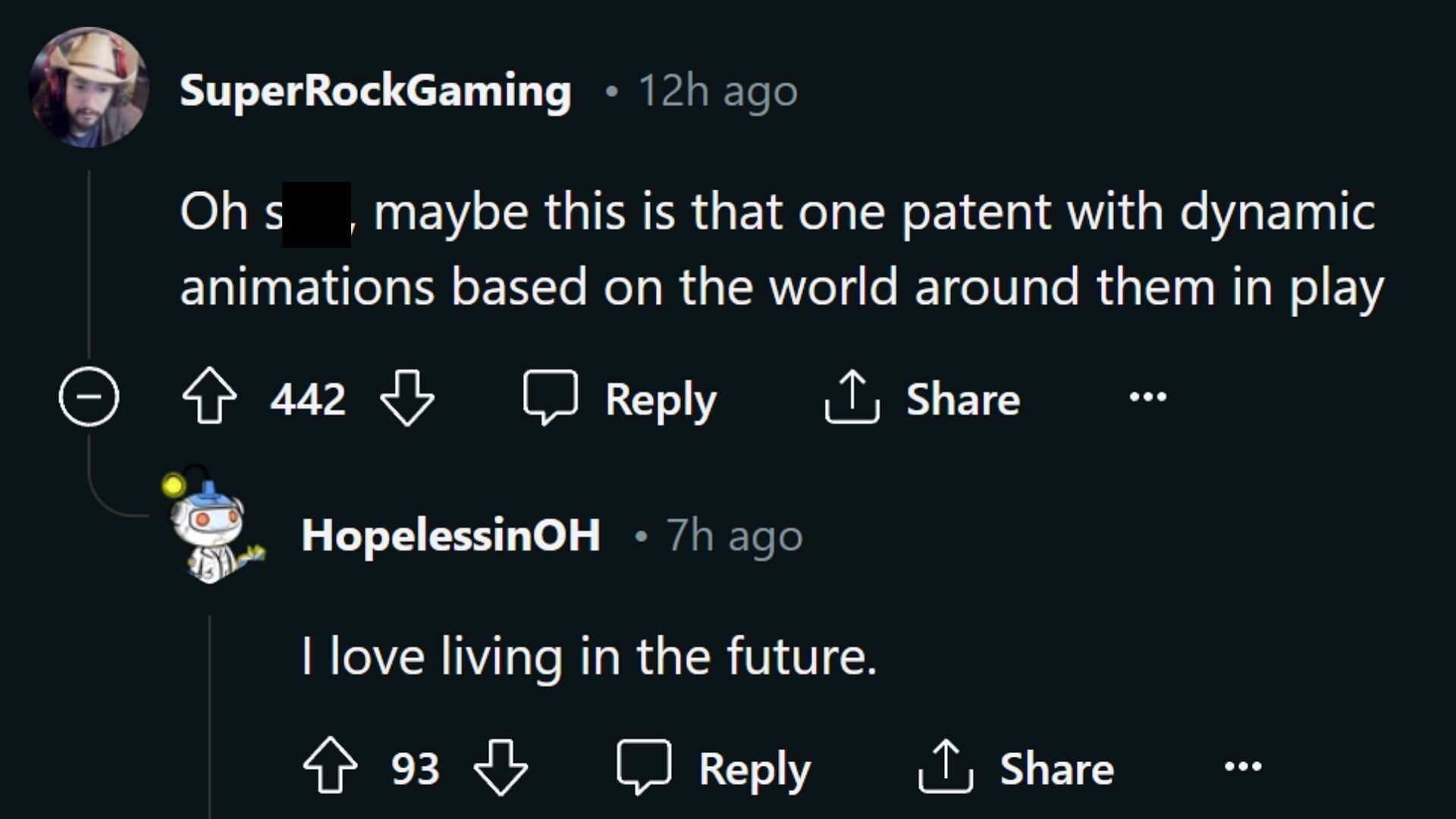 The AI patent was leaked before Grand Theft Auto 6 was announced (Image via r/GTA6, Reddit)