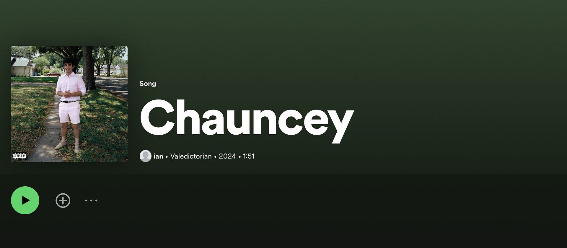 Track 7 on &#039;Valedictorian&#039; (Image via Spotify)