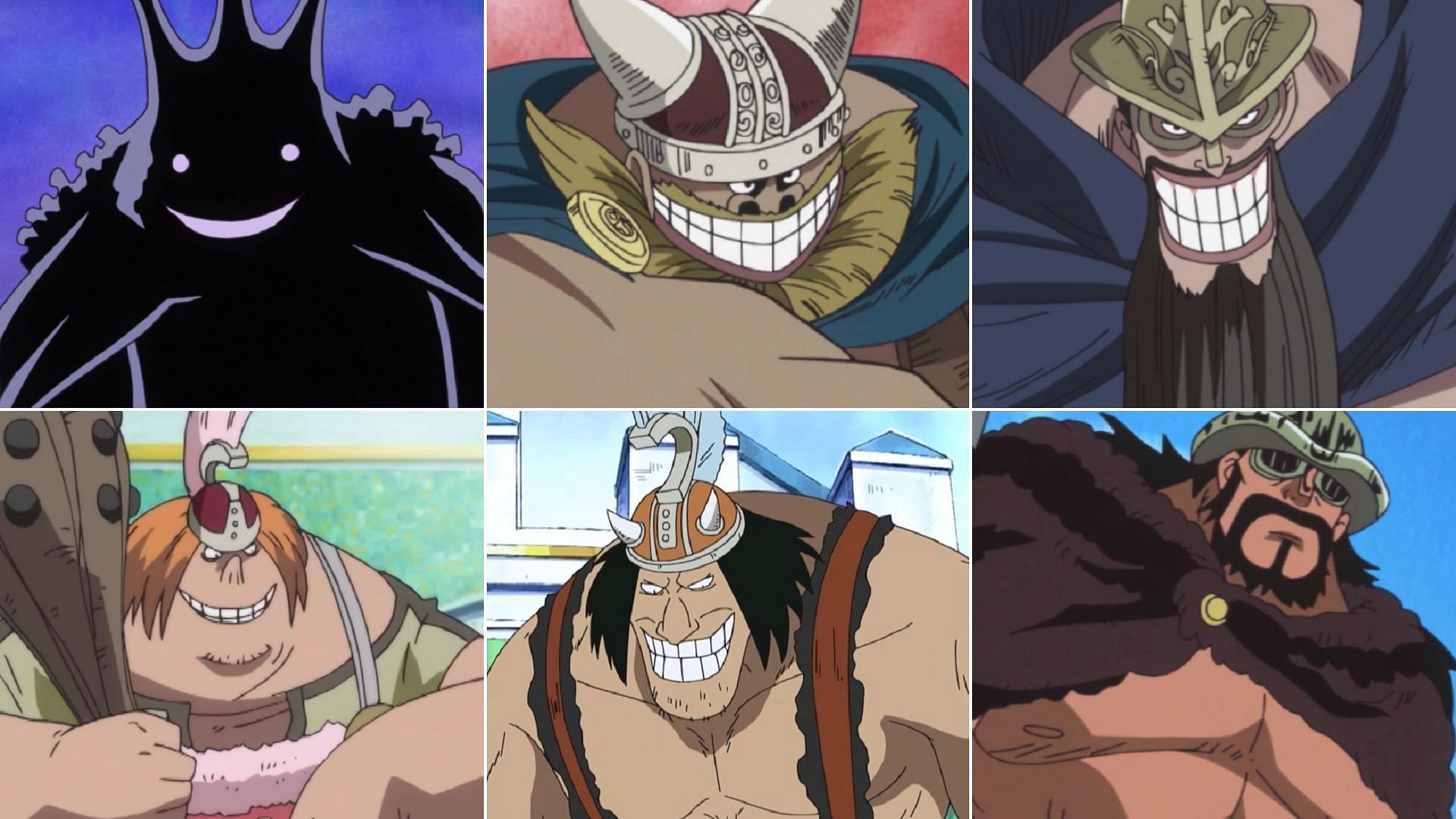 Some of Elbaf&#039;s mighty Giants (Image via Toei Animation)