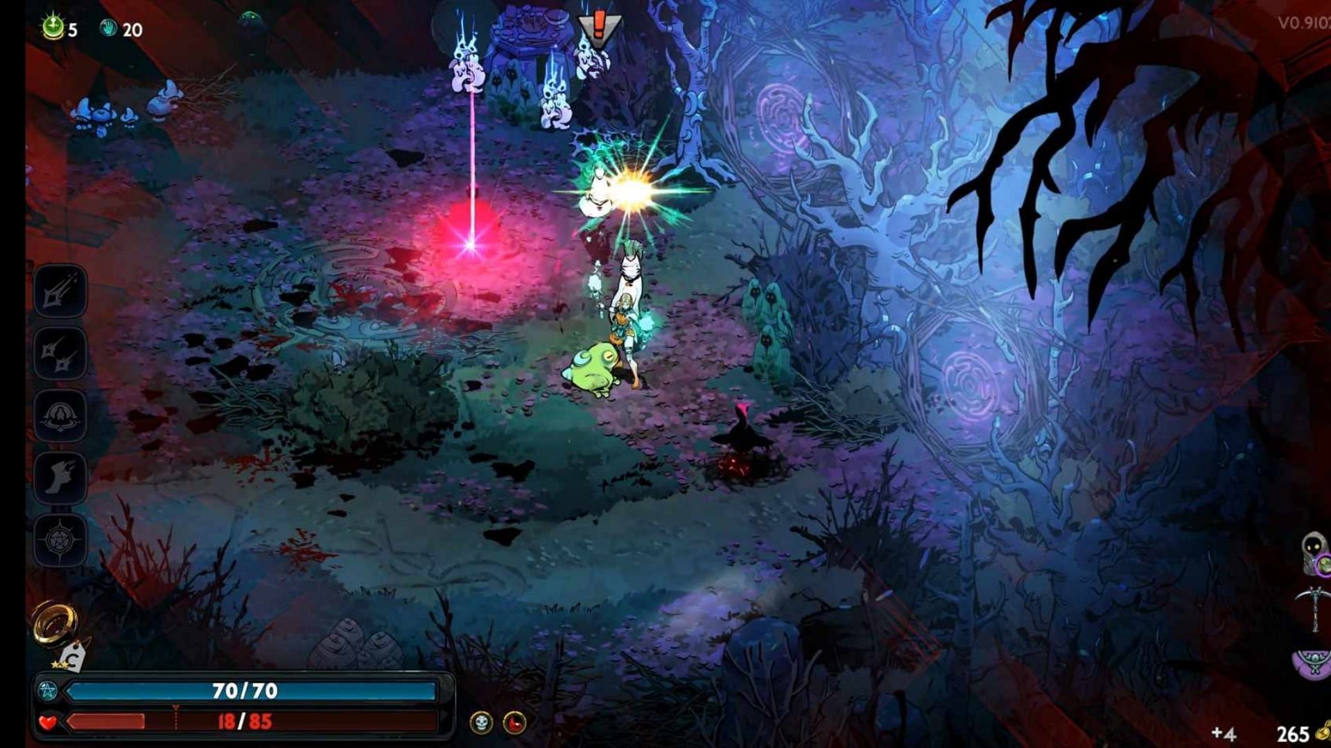 Playing Hades 2 on the go was great, even if a bit small (Image via Supergiant Games)