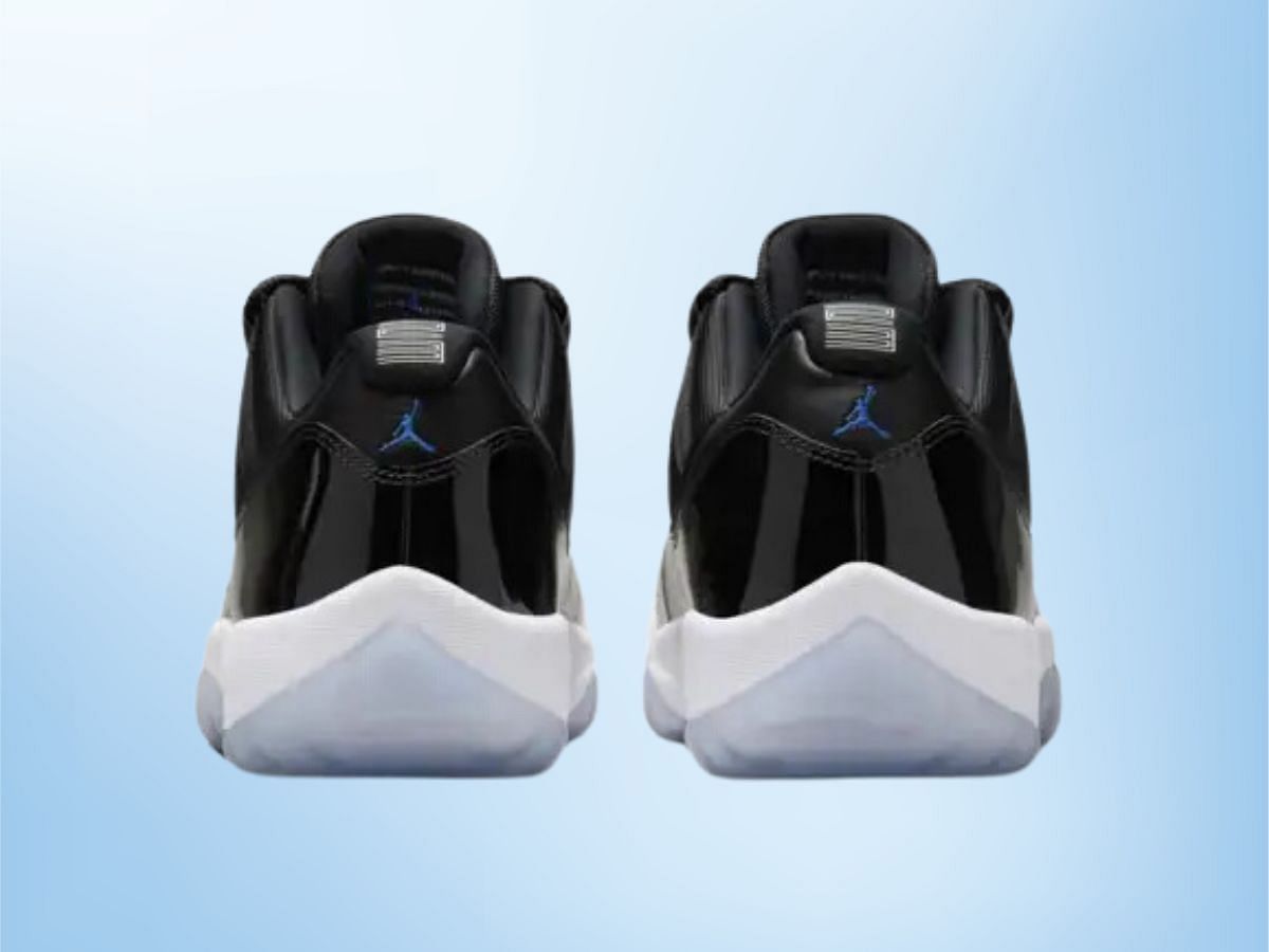 Nike announces the launch of Air Jordan 11 Low &quot;Space Jam&quot; in &#039;Black and Varsity Royal&#039; colorway (Image via Nike)