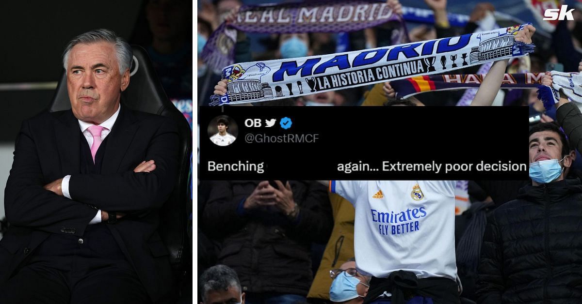 Real Madrid fans feel Carlo Ancelotti may have made a mistake.