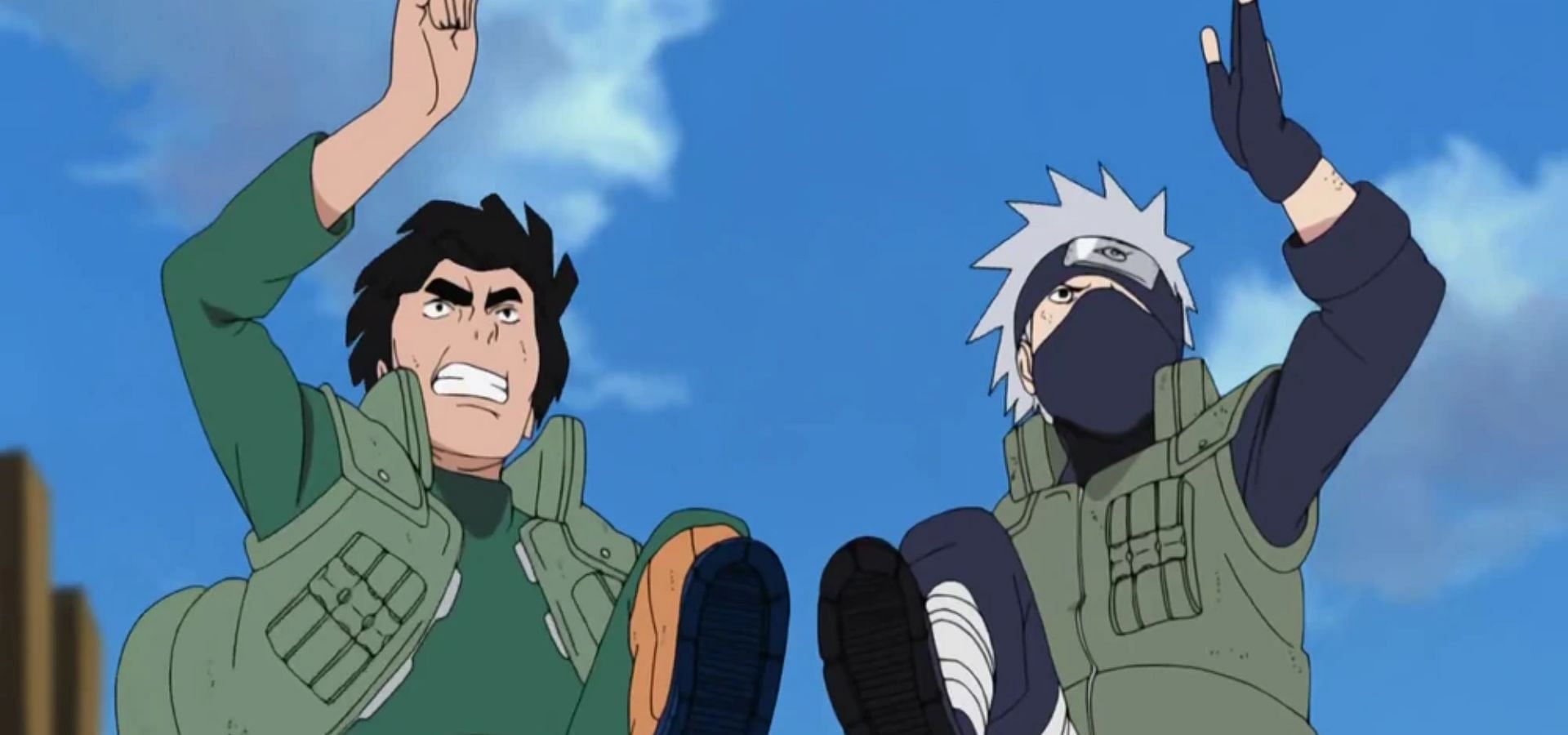 Might Guy and Kakashi, one of the worst rivalries in anime (Image via Pierrot)