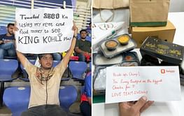 "Intezam kar diya hai" - Swiggy gives 1 month of free food to Virat Kohli fan who travelled 1568 km to watch IPL 2024 Eliminator