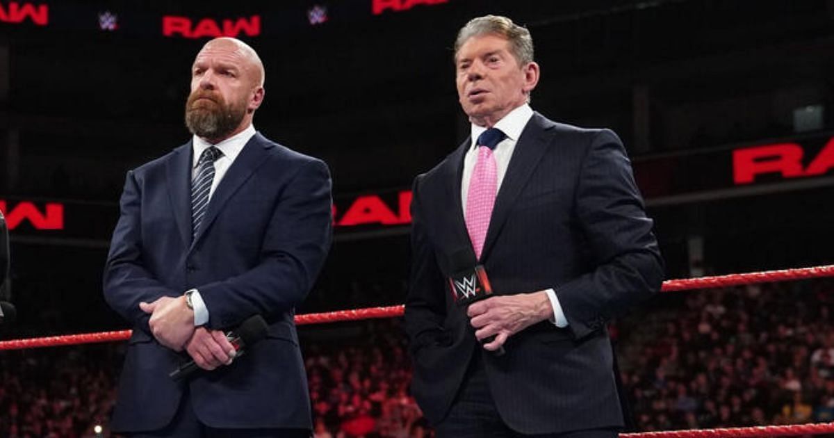 Triple H (left) and Vince McMahon (right)