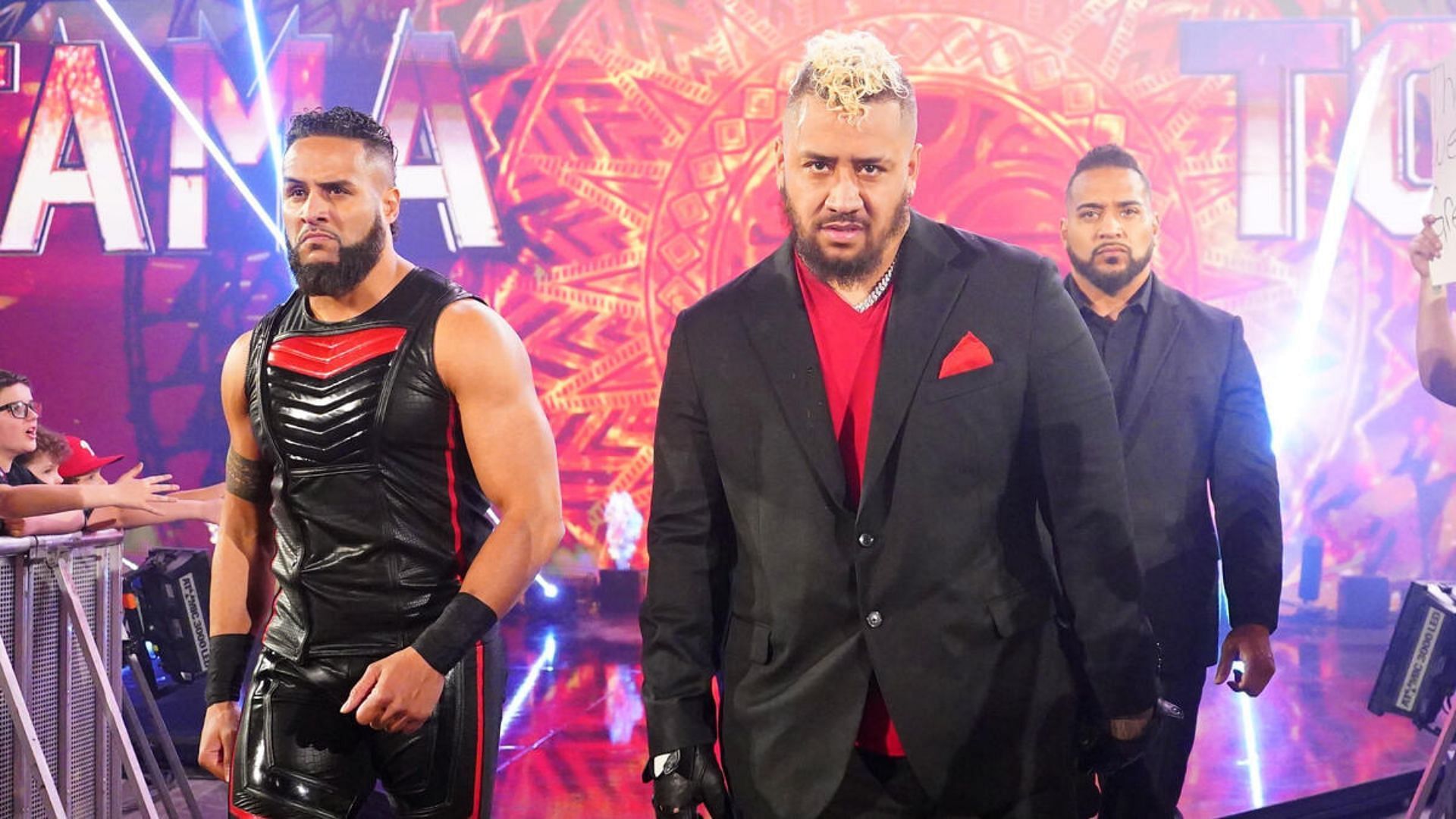 Tama Tonga, Solo Sikoa, and Tonga Loa of The Bloodline