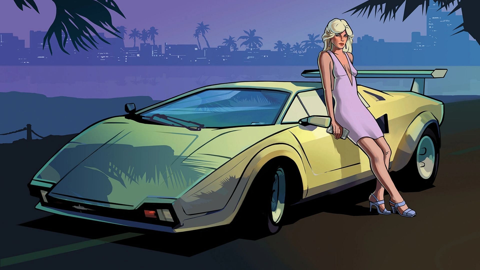 The Vice City games oozes 80s vibes (Image via Rockstar Games)