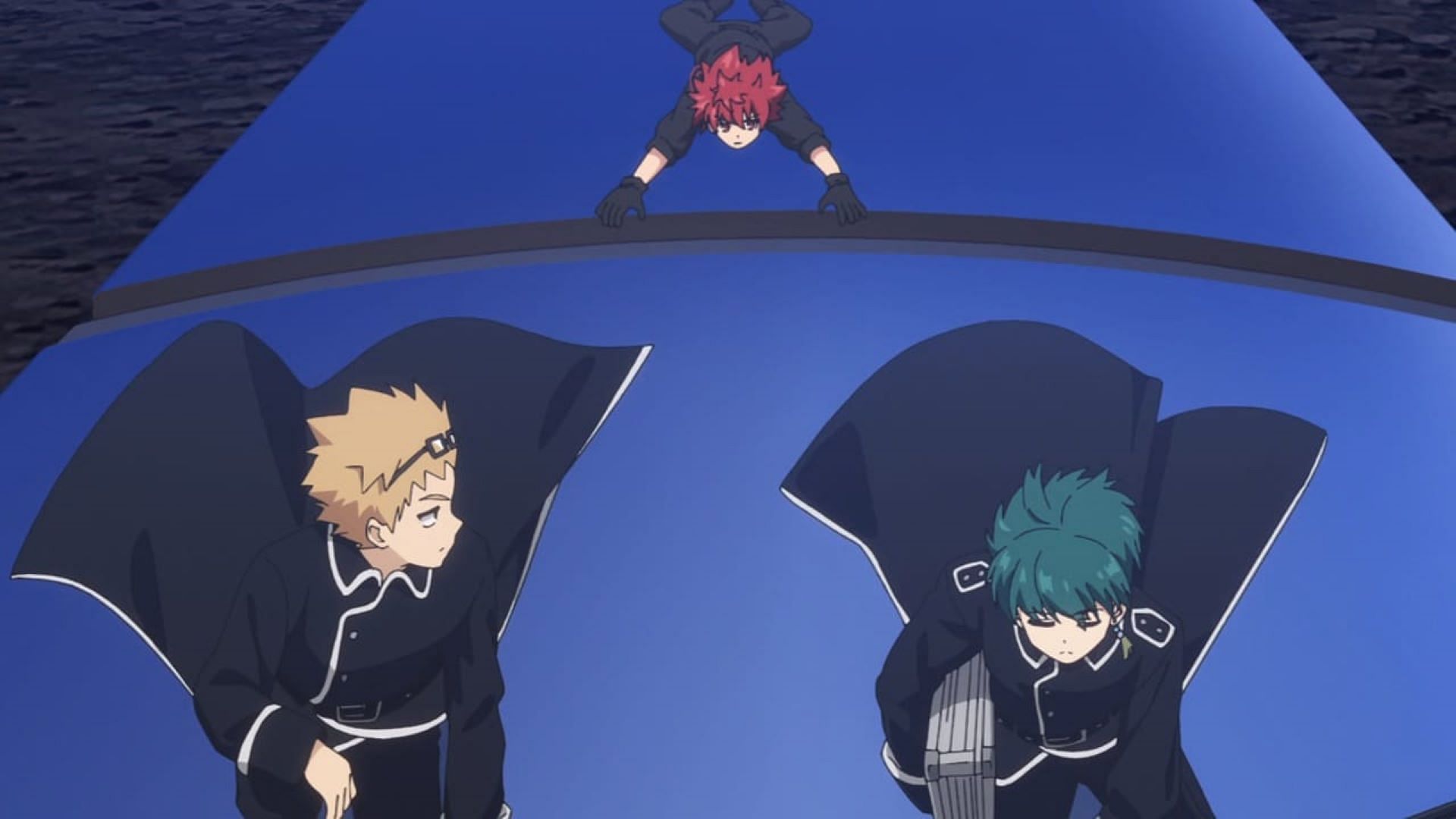 Taiyo chases Sui and Oga in the episode (Image via Silver Link)