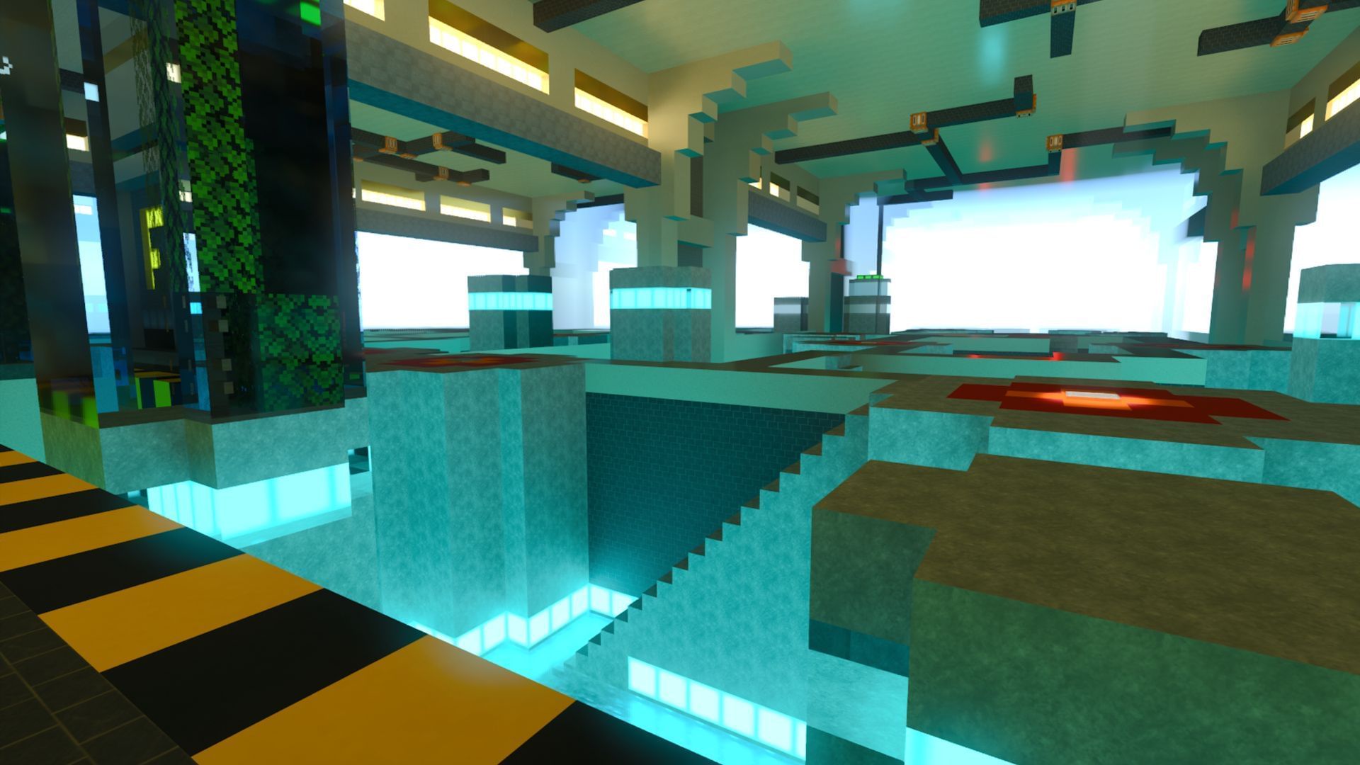 One of the free ray tracing maps on the Marketplace (Image via Mojang)