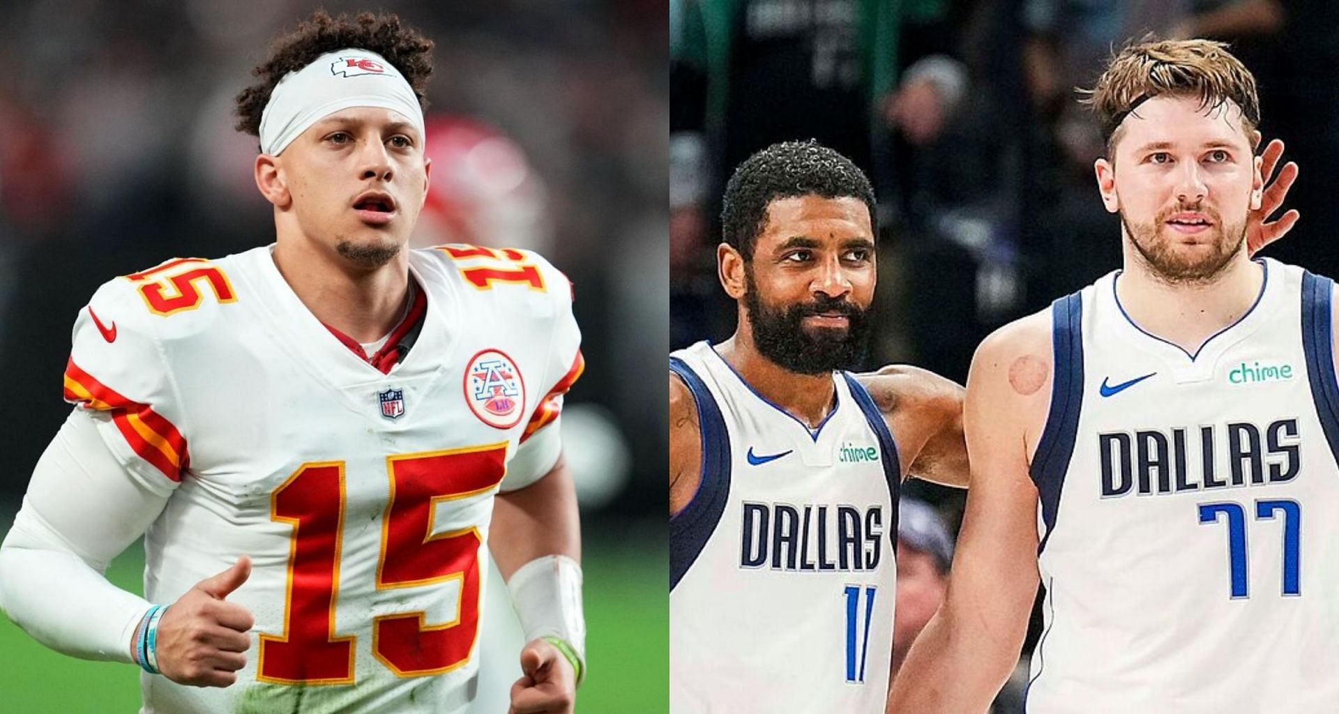 Patrick Mahomes was delighted with the Mavericks