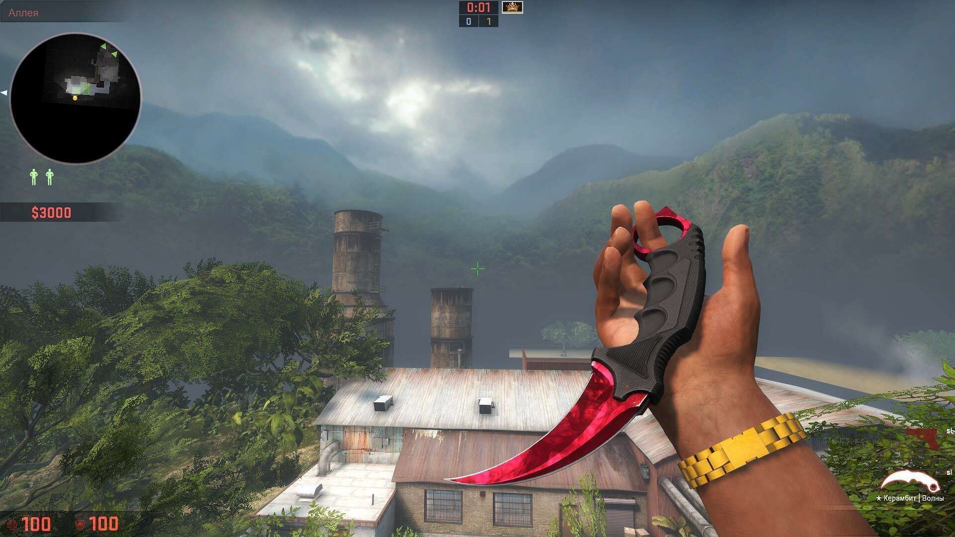 Karambit Doppler Ruby (Image via Valve)