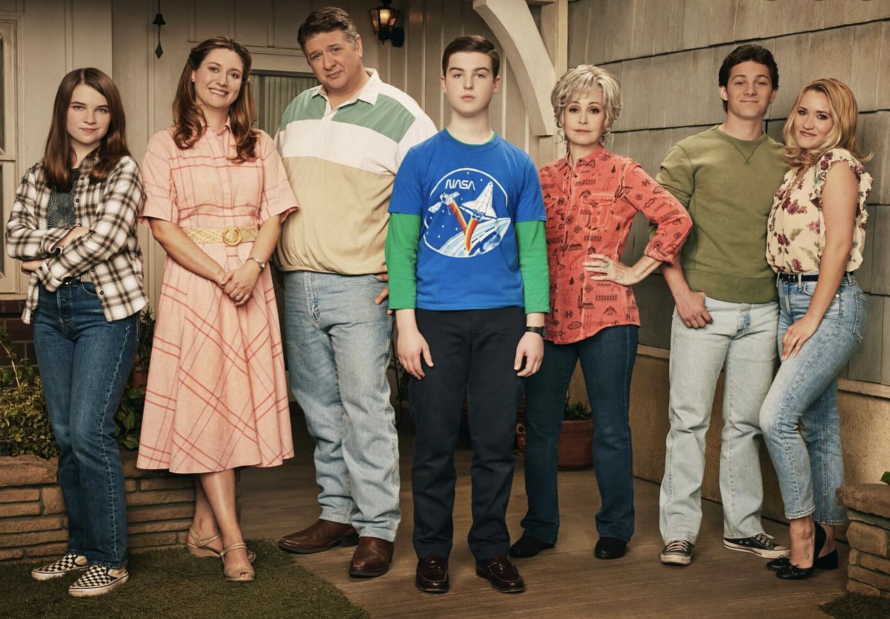 The main cast of Young Sheldon ( Image via Young Sheldon/Facebook)