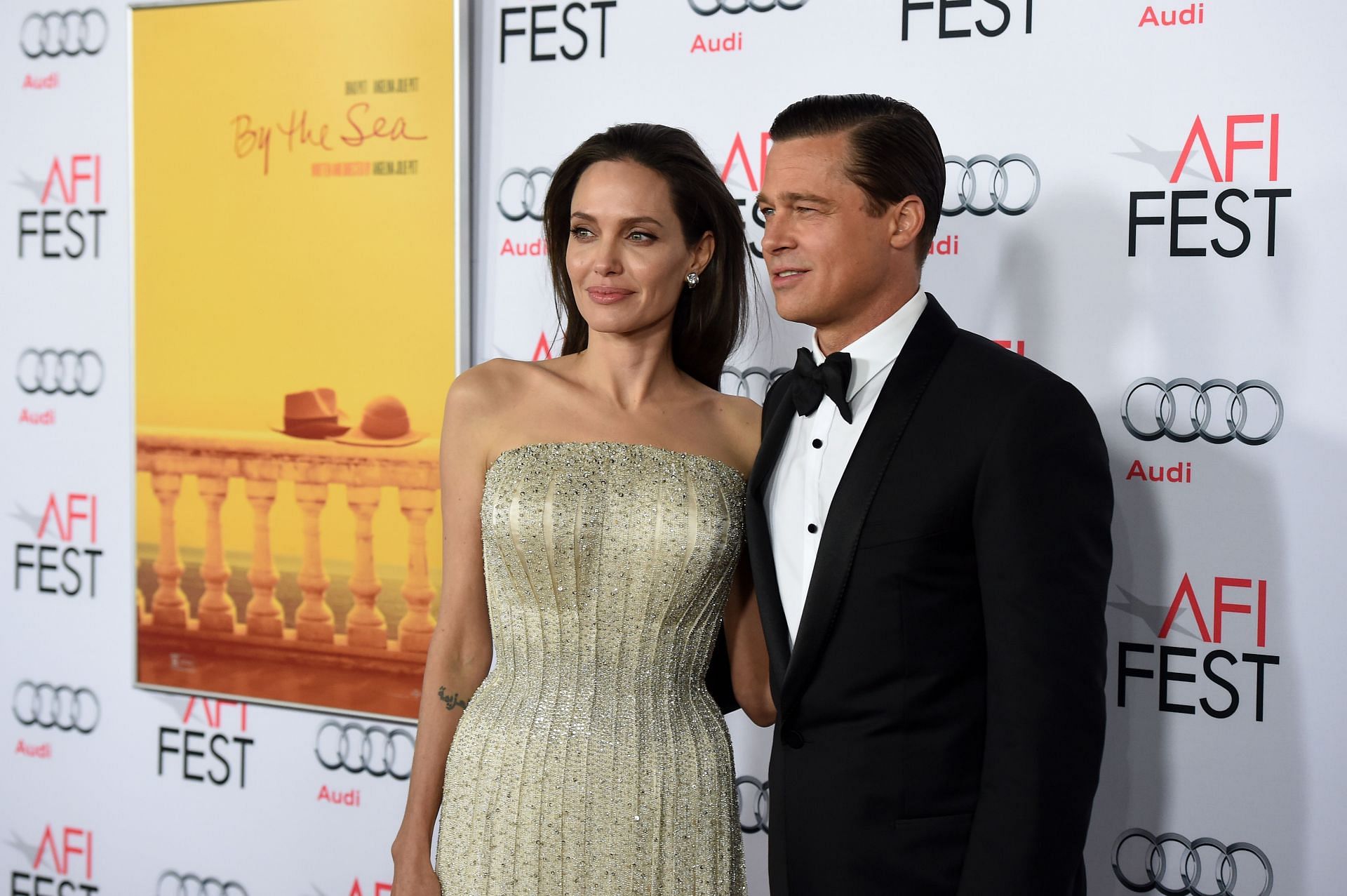 Angelina Jolie and Brad Pitt (Image via Getty)